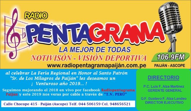 Feria Patronal Señor de Los Milagros de Paiján 2019